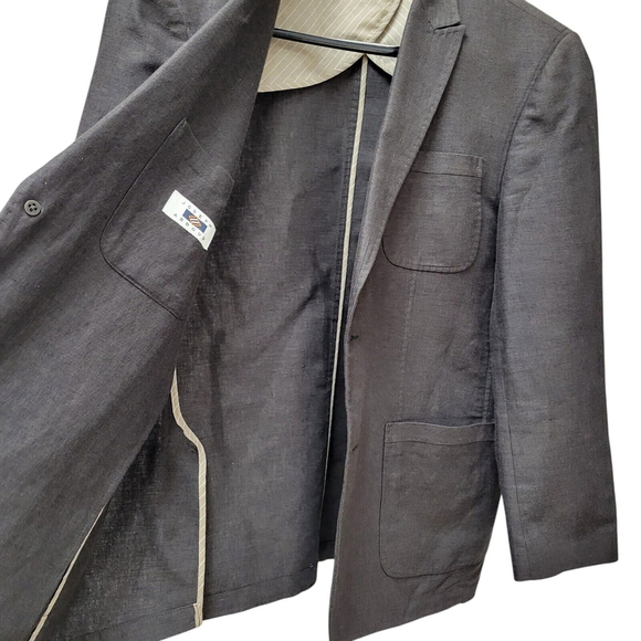 Joseph Abboud Cotton Lonen Stitch Jacket Men's Size Large. Excellent Condition. - Picture 4 of 11
